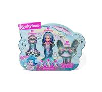 KOOKYLOOS Fairytale Mix & Match, Pearl - Poupée 3 en 1 sur Le thème Fantaisie - Contient 1 poupée, 1 Tenue de Princesse, 1 Tenue sirène et 1 Tenue de fée