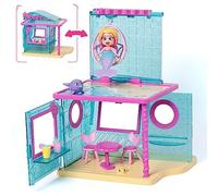 KOOKYLOOS Mermaid Beach House - Maison sur la Plage Accessoires, poupée et Animal de Compagnie exclusifs - Poupée et Animal de Compagnie changent de Couleur avec de l'eau, avec Queue de sirène,