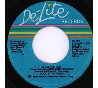 KOOL AND THE GANG - CELEBRATION 7" (45) US DE-LITE 1980 B/W MORNING STAR (DE807)