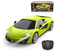 Kool Speed Voiture télécommandée McLaren 570S - 1:24 - Sous licence officielle - Pour garçon - Cadeau d'anniversaire - Vert