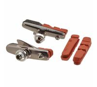 Kool Stop Dura Route Tampons, Support Avec Tampons - Argent Pr