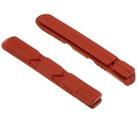 KOOL STOP Caoutchouc de frein pour freins V-Brakes, universel, tous temps, carte de 2 pièces salmon, pour conditions météorologiques humides