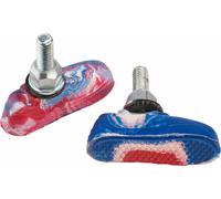 Chausson de frein Kool-Stop T7 Vans BMX V-Brake 46,1 mm rouge/blanc/bleu