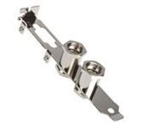 Koolance PCI-Slot-Bracket avec 2 passages G1/4 pouces - argenté