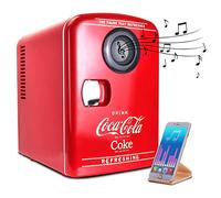Koolatron Mini réfrigérateur portable Coca-Cola avec haut-parleur Bluetooth