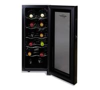 Koolatron Urban Series 12 Bottle Wine Cooler, Thermoelectric Wine Fridge, 1 cu. ft. Freestanding Wine Cellar for Home Bar, Small Kitchen, Apartment, Condo, Cottage, RV