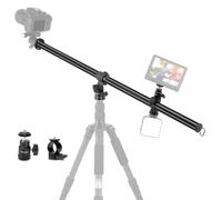 Koolehaoda Bras d'extension trépied 83,8 cm aluminium 2 sections rotation 360 ° vue aérienne photo multi-angle charge 10 kg