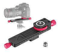 koolehaoda Metal Wormdrive Macro Focusing Slider Rail Focus / Close-up Shooting Clamp Plate, 115mm Adjustment avec Tête