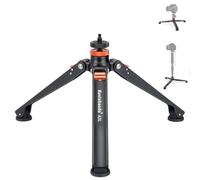 Koolehaoda Mini base de trépied pour monopode, trépied en aluminium 3-pieds, support universel 3-pieds 1/4"-3/8" pour appareil photo reflex numérique