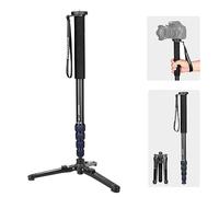 Koolehaoda Monopode Extensible pour Appareil Photo en Alliage d'aluminium avec Base de Support pour trépied, 5 Sections 52 cm-168 cm réglables pour appareils Photo Reflex, Charge utile jusqu'à 7 kg