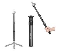Koolehaoda Monopodes à Extension réglable，Tube d'extension de trépied en alliage d'aluminium d'axe de colonne centrale de trépied télescopique, tige d'extension de trépied