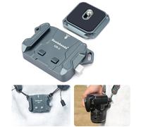 koolehaoda QB-2 Kit de fixation rapide de sangle d'épaule pour appareil photo avec adaptateur de plaque QR pour cou/bandoulière