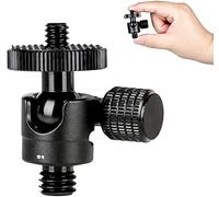 koolehaoda Super petit support de trépied pour tête de boule de caméra à rotule et connecteur 1/4 à 3/8 (Connecteur 1/4 à 3/8)