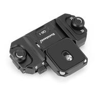 koolehaoda Support de fixation à dégagement rapide en aluminium pour sac à | Double verrouillage léger avec vis de 0,6 cm, étui mains libres pour appareil photo reflex numérique