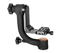 Koolehaoda Tête de Trépied Gimbal Panoramique 360° en avec Plaque à libération Rapide Standard 1/4" et Niveau à Bulle pour trépied d'appareil Photo Reflex numérique, Charge maximale 12KG