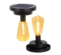 Koolenry 2packs de Feux Solaires de Remplacement Supérieur Extérieur Lanterne Solaire Lumineuse Étanche Décorative pour Lanternes Extérieures