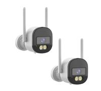 Koolenry 2pcs Tuya Smart Life 4MP 2K WiFi IP Security Camera Mini CCTV Video Video Came Came AL DÉTECTION 2.4G / 5G