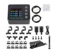 Koolenry 4 Buses de Pulvérisation Électronique Ensemble de Minuterie à Double Pompe Timer D'Irrigation