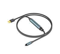 Koolenry Adaptateur de Convertisseur Audio SPDIF USB vers Optical pour Le Haut-Parleur, la Télévision, L'Ordinateur, Les Connexions Optiques à la Boîte Audio Numérique Optique