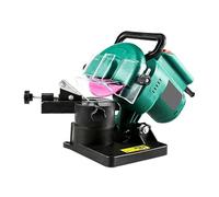 Koolenry Affûteuse de Chaîne Électrique 100mm Portative pour Tronçonneuse Affûteuse Automatique de Chaîne Réglable 8500 Tr/Min pour Meulage de Chaînes - Prise EU