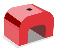 Koolenry Aimant en Fer à Cheval Rouge Alnico Rouges, Aimant en Forme de U Forte pour Vernis à Ongles, pour le Vernis à Gel pour les Ongles