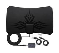 Koolenry Antenne TV Numérique HDTV 4K pour Intérieur, Amplificateur de Signal à Gain Élevé, Récepteur Satellite, Antenne Miles.