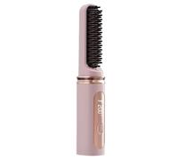 Koolenry Brosse Lissante Chauffante avec Température Réglable, Idéale pour les Cheveux Bouclés