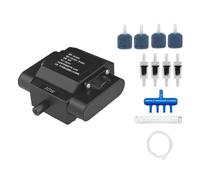 Koolenry Bubbleur d'air Hydroponique D'Aquarium au sous-Sol avec Pompe à Oxygène et Bouchon EU