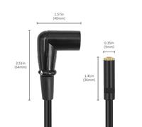 Koolenry Câble de Conversion Audio Essentiel de L'Équilibre Féminin de 1/8 ”à L'Adaptateur Masculin XLR XLR pour Les Performances Sonores Optimales