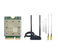 Koolenry Carte Réseau sans WiFi7 QCNCM865 Bluetooth 5.4 5800M Tri-Bande 2.4G/5G/6Ghz M.2 NGFF Adaptateur Réseau sans