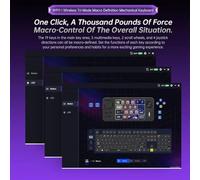 Koolenry Clavier MéCanique sans Bluetooth ÉChangeable à Chaud avec DéFilement du Volume, RéTroéClairage RVB, Programmateur de Clavier Filaire, Clavier de, A