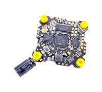 Koolenry Contrôleur de Vol F411 AIO avec Récepteur ELRS MATEKF411 Gyro MPU6500 Intégré OSD 5V2A Bec pour Drone RC FPV Racing