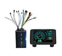 Koolenry Contrôleur pour Motor Mountain Bike Refit 48V-72V 60A 3000W + UKC1 Afficher Le Mannequin à Double Mode Sine Mode 18 Tube de Tube