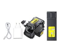 Koolenry Couperet à Fibre Optique Automatique Haute PréCision A3 en une ÉTape + DéNudeur Thermique de Fibre U9, ÉPisseuse à Fusion de Fibre Optique, Prise UE