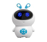 Koolenry Dialogue Intelligent AI Robot Toys avec Traduction WiFi LED Source de Lumière Effets Sonores pour des Enfants Bleu Blanc