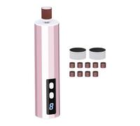 Koolenry Éliminateur de Callosités pour les Pieds, 2 en 1, Électrique, pour Éliminer les Callosités des Pieds, Outil de Remplacement pour à Pied en Papier de Verre