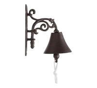 Koolenry Grande Fonte en Fonte en Fonte Montée en Plein Air Cloche - Porte de la Porte de la Métal pour la Ferme Accent Décoratif Extérieur de de Ferme