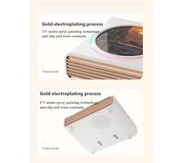 Koolenry Haut-Parleur Bluetooth Rétro Portable Colorful Ambient Light Soundbar Wireless MP3 Music Player à