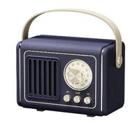 Koolenry Haut-Parleur Bluetooth Speaker Rétro Prend en Charge USB, Haut-Parleur de Carte TF