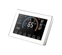 Koolenry L'Adaptateur C-Wire Inclus un Thermostat WiFi Intelligent de 4,8 Pouces Écran Tactile LCD pour la Pompe à Chaleur Sans