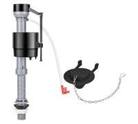 Koolenry Le Kit de Réparation des Toilettes Universels Comprend le Clapet de Remplissage Réglable de 2 Pouces, une Installation Silencieuse et Facile