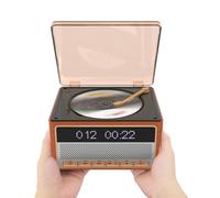 Koolenry Lecteur CD Rétro Bluetooth Speaker - Lecteur de Musique Portable pour Les Albums d'anniversaire Audio