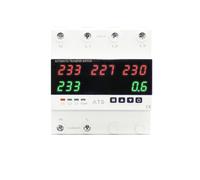 Koolenry Limiteur de Courant sur Sous-Tension Protecteur ATS Interrupteur de Transfert Automatique Sélecteur de Phase D'Alimentation Ininterrompue 63A