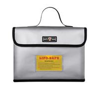 Koolenry Lipo pour le Sac de Sécurité Anti-Foyer Provisoire de Batterie, pour le Stockage de Batteries, Charge avec une Fermeture Éclair Double Métal