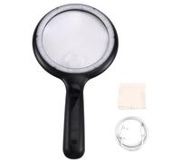 Koolenry Loupe Portative Éclairée, Rechargeable, avec 24 LED, Outil de Réparation de pour Personnes Âgées.