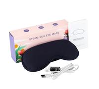 Koolenry Masque Chauffant et Masseur Électrique pour les Yeux, pour Soulager la Fatigue Oculaire, les Cernes et Favoriser le Sommeil.