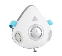 Koolenry Masque Intelligent Rechargeable avec Valve Respiratoire, Masque Électrique Anti-Formaldéhyde, Purificateur D'Air Portable Blanc