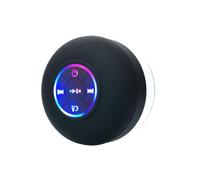 Koolenry Mini Haut-Parleur Bluetooth Étanche avec des Lumières LED Mic Mic Mic Mic pour Douche pour la Salle de Bain Pape Place Hands Free