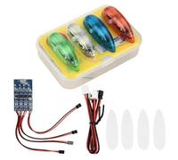 Koolenry Module D'Éclairage de Navigation LED sans Flash de Navigation de Nuit pour Les de Drones FPV à Ailes Fixes