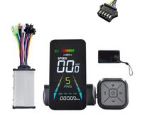 Koolenry NFC Color Meter E-Bike Affichage LCD Trottinette Électrique 24V/36V 48V/60V Vitesse UART + Contrôleur 36V 350W SM5PIN